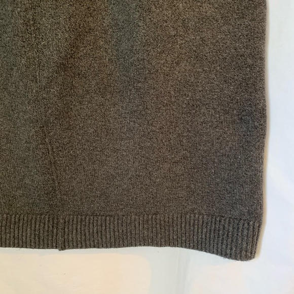 Banana Republic dark gray knit mock neck sweater dress - Picture 6 of 10